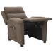 Fauteuil de massage Taupe Tissu - Photo n°6