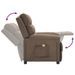 Fauteuil de massage Taupe Tissu - Photo n°7