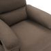 Fauteuil de massage Taupe Tissu - Photo n°9