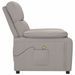 Fauteuil de massage Taupe Tissu - Photo n°4