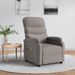 Fauteuil de massage Taupe Tissu - Photo n°1