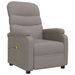 Fauteuil de massage Taupe Tissu - Photo n°3