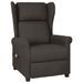 Fauteuil de massage Taupe Tissu - Photo n°1