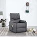 Fauteuil de massage TV Gris foncé Tissu - Photo n°1