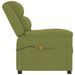 Fauteuil de massage Vert clair velours - Photo n°4