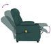 Fauteuil de massage Vert foncé Tissu - Photo n°6