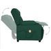 Fauteuil de massage Vert foncé Tissu - Photo n°5