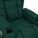 Fauteuil de massage Vert foncé Tissu - Photo n°7