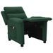 Fauteuil de massage Vert foncé Tissu - Photo n°7