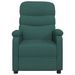 Fauteuil de massage Vert foncé Tissu - Photo n°4