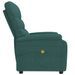 Fauteuil de massage Vert foncé Tissu - Photo n°5