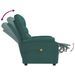 Fauteuil de massage Vert foncé Tissu - Photo n°7