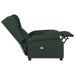 Fauteuil de massage Vert foncé Tissu - Photo n°4