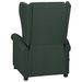 Fauteuil de massage Vert foncé Tissu - Photo n°5