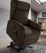 Fauteuil de relaxation et releveur 2 moteurs en nubuck 2 moteurs électriques Biza - Photo n°3