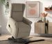 Fauteuil de relaxation et releveur électrique 2 moteurs tissu Agora - Photo n°2