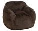 Fauteuil design KUTY - Luxe et douceur avec effet peluche - Photo n°1