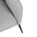 Fauteuil design tissu gris clair Kyto 66 cm - Photo n°6