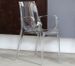 Fauteuil design transparente Robby - Lot de 4 - Photo n°3