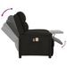 Fauteuil électrique de massage Noir Tissu 3 - Photo n°8