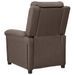 Fauteuil électrique de massage Taupe Tissu 3 - Photo n°5