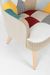 Fauteuil en bois de pin imprimé multicolore Gala - Photo n°5