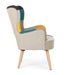 Fauteuil en bois de pin multicolore Arlequin - Photo n°6