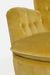 Fauteuil en coton jaune et pieds en bois naturel Oria - Photo n°7