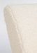Fauteuil en polyester effet laine blanc Bagy - Photo n°4