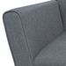 Fauteuil Gris clair Acier et tissu - Photo n°5