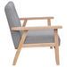 Fauteuil Gris clair Tissu 8 - Photo n°4