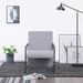 Fauteuil Gris clair Tissu 6 - Photo n°2