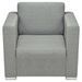 Fauteuil Gris clair Tissu 3 - Photo n°3