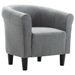 Fauteuil Gris clair Tissu Kenzy - Photo n°1