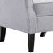 Fauteuil Gris clair Tissu Kiza - Photo n°8