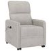 Fauteuil Gris clair Tissu microfibre - Photo n°1