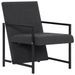 Fauteuil Gris Tissu - Photo n°1