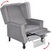 Fauteuil Gris Tissu 2 - Photo n°6