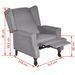 Fauteuil Gris Tissu 2 - Photo n°8