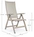 Fauteuil inclinable aluminium taupe Victorine - Photo n°2