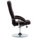 Fauteuil inclinable avec repose-pied Marron Similicuir 4 - Photo n°6