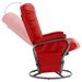 Fauteuil inclinable avec repose-pied Rouge Similicuir 5 - Photo n°10