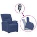 Fauteuil inclinable Bleu Tissu 2 - Photo n°1