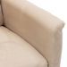 Fauteuil inclinable Crème Similicuir daim 2 - Photo n°8