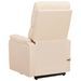 Fauteuil inclinable Crème Tissu - Photo n°5