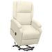 Fauteuil inclinable Crème Tissu 23 - Photo n°1