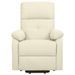 Fauteuil inclinable Crème Tissu 23 - Photo n°4