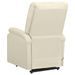 Fauteuil inclinable Crème Tissu 23 - Photo n°5