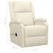 Fauteuil inclinable Crème Tissu 23 - Photo n°8