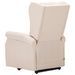 Fauteuil inclinable Crème Tissu 13 - Photo n°6